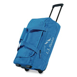 L.L.Bean® Adventure 22" Polyester Telescoping Carry-On Travel Duffel with Wheels, 22 x 12 x 9, Medium Blue (LLB5207112301) Each