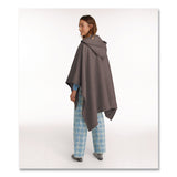 L.L.Bean® Cozy Chenille Wearable Throw, 58 x 60, Gray (LLB5238848281) Each