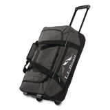 L.L.Bean® Adventure 22" Polyester Telescoping Carry-On Travel Duffel with Wheels, 22 x 12 x 9, Alloy Gray (LLB52071138374) Each