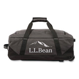 L.L.Bean® Adventure 22" Polyester Telescoping Carry-On Travel Duffel with Wheels, 22 x 12 x 9, Alloy Gray (LLB52071138374) Each