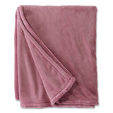L.L.Bean® Wicked Plush Throw, 50 x 60, Washed Orchid (LLB30278141255) Each