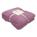 L.L.Bean® Wicked Plush Throw, 60 x 80, Washed Orchid (LLB30278241255) Each