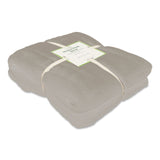 L.L.Bean® Wicked Plush Throw, 60 x 80, Woodsmoke (LLB30278244281) Each