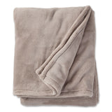 L.L.Bean® Wicked Plush Throw, 60 x 80, Woodsmoke (LLB30278244281) Each