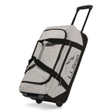 L.L.Bean® Adventure 22" Polyester Telescoping Carry-On Travel Duffel with Wheels, 22 x 12 x 9, Heather Gray Diamond (LLB52071155324) Each