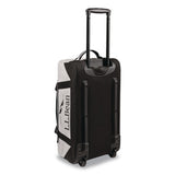 L.L.Bean® Adventure 22" Polyester Telescoping Carry-On Travel Duffel with Wheels, 22 x 12 x 9, Heather Gray Diamond (LLB52071155324) Each