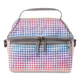 L.L.Bean® Flip-Top Insulated Lunch Box, 9 x 5 x 7, Rainbow Dots (LLB50287250795) Each