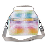 L.L.Bean® Flip-Top Insulated Lunch Box, 9 x 5 x 7, Rainbow Dots (LLB50287250795) Each