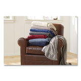 L.L.Bean® Wicked Plush Throw, 60 x 80, Mountain Red (LLB302782440) Each