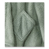 L.L.Bean® Cozy Sherpa Wearable Throw, 58 x 60, Silver Sage (LLB51484649461) Each