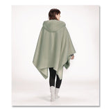 L.L.Bean® Cozy Sherpa Wearable Throw, 58 x 60, Silver Sage (LLB51484649461) Each