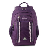 L.L.Bean® Explorer Backpack, 13 x 11.4 x 18.5, Midnight Purple/Lavender Ice (LLB52310955908) Each
