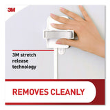 Command™ Closet Organization Essentials Variety Kit, Broom Gripper and (2) Utility Hooks, Plastic, White, Supports 4 lb, 3/Pack (MMM17235ES) Pack of 3