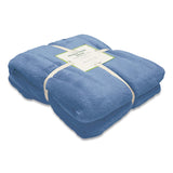 L.L.Bean® Wicked Plush Throw, 50 x 60, Bayside Bue Heather (LLB3027815845) Each