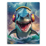 Eccolo One-Subject Notebook, Wide/Legal Rule, Dino or Shark, Randomly Assorted, (80) 11 x 8.5 Sheets (WLBST845D) Each