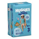 Huggies® Little Swimmers, Size 3, 16 lbs to 26 lbs, 12/Pack, 8 Packs/Carton (KCM18339) Case of 8