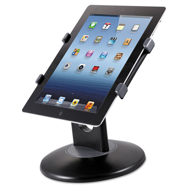 Kantek Stand for 7" to 10" Tablets, Swivel Base, Plastic, Black (KTKTS710) Each