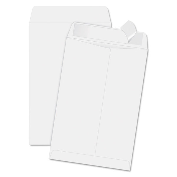 Quality Park™ Redi-Strip Catalog Envelope, #1 3/4, Cheese Blade Flap, Redi-Strip Adhesive Closure, 6.5 x 9.5, White, 100/Box (QUA44334) Box of 100