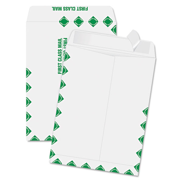 Quality Park™ Redi-Strip Catalog Envelope, First Class, #10 1/2, Cheese Blade Flap, Redi-Strip Adhesive Closure, 9 x 12, White, 100/Box (QUA44534) Box of 100