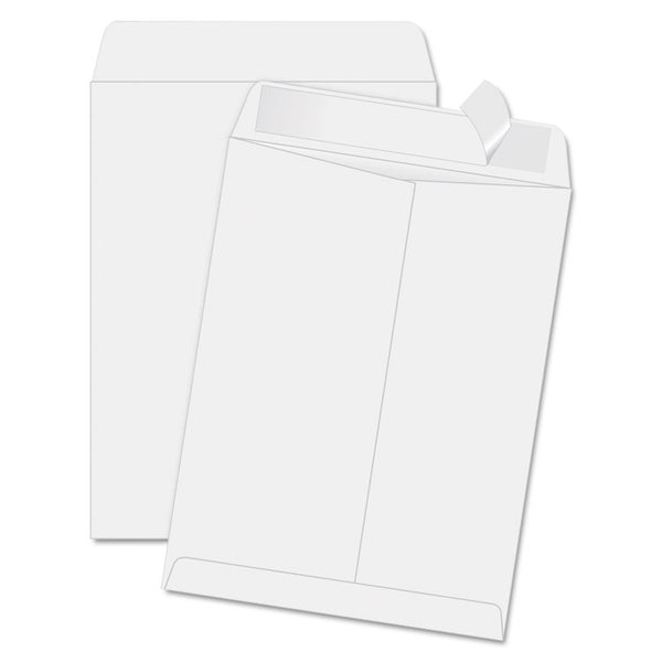 Quality Park™ Redi-Strip Catalog Envelope, #14 1/2, Cheese Blade Flap, Redi-Strip Adhesive Closure, 11.5 x 14.5, White, 100/Box (QUA44834) Box of 100