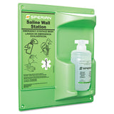 Honeywell Saline Eye Wash Wall Station, 16 oz Bottle, 1 Bottle/Station (FND320004600000)