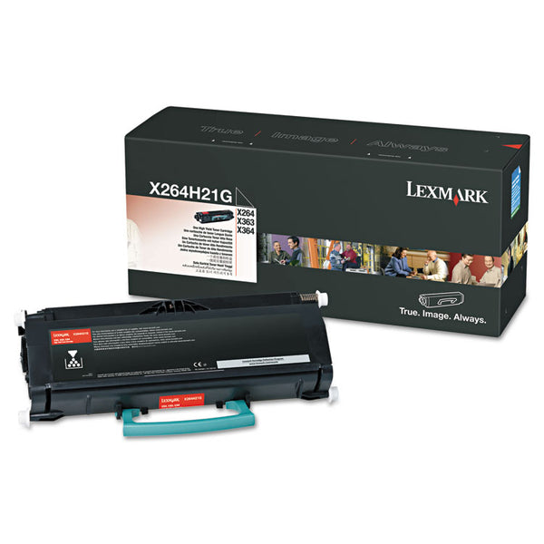 Lexmark™ X264H21G High-Yield Toner, 9,000 Page-Yield, Black (LEXX264H21G)