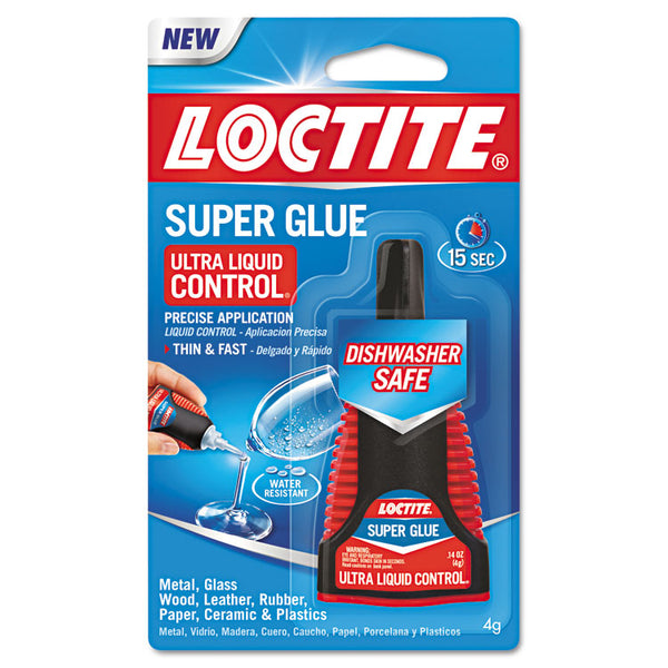 Loctite® Ultra Liquid Control Super Glue, 0.14 oz, Dries Clear (LOC1647358) Each