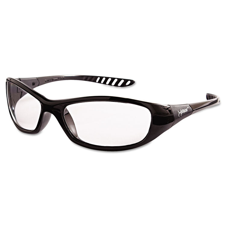 KleenGuard™ V40 HellRaiser Safety Glasses, Black Frame, Clear Lens (KCC20539) Each