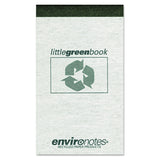 Roaring Spring® Environotes Little Green Notepad, Gray Cover, Wide/Legal Rule, (60) White 3 x 5 Sheets (ROA77355) Each