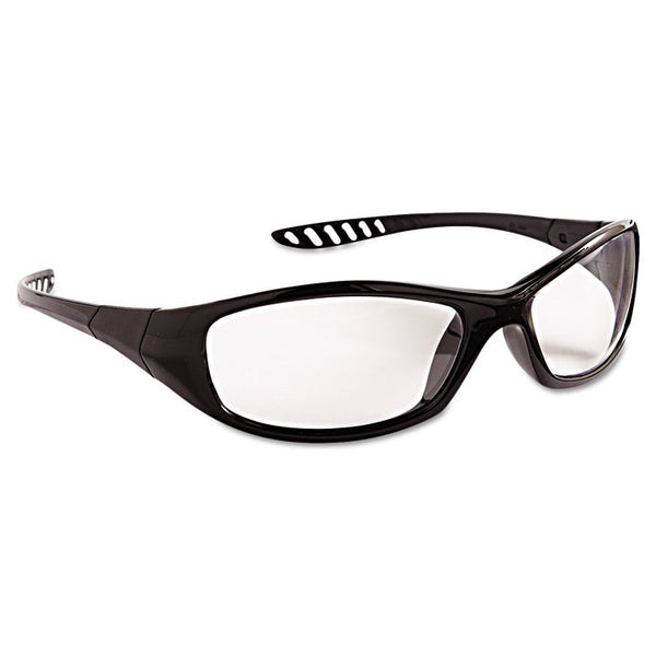 KleenGuard™ V40 HellRaiser Safety Glasses, Black Frame, Clear Lens (KCC20539) Each