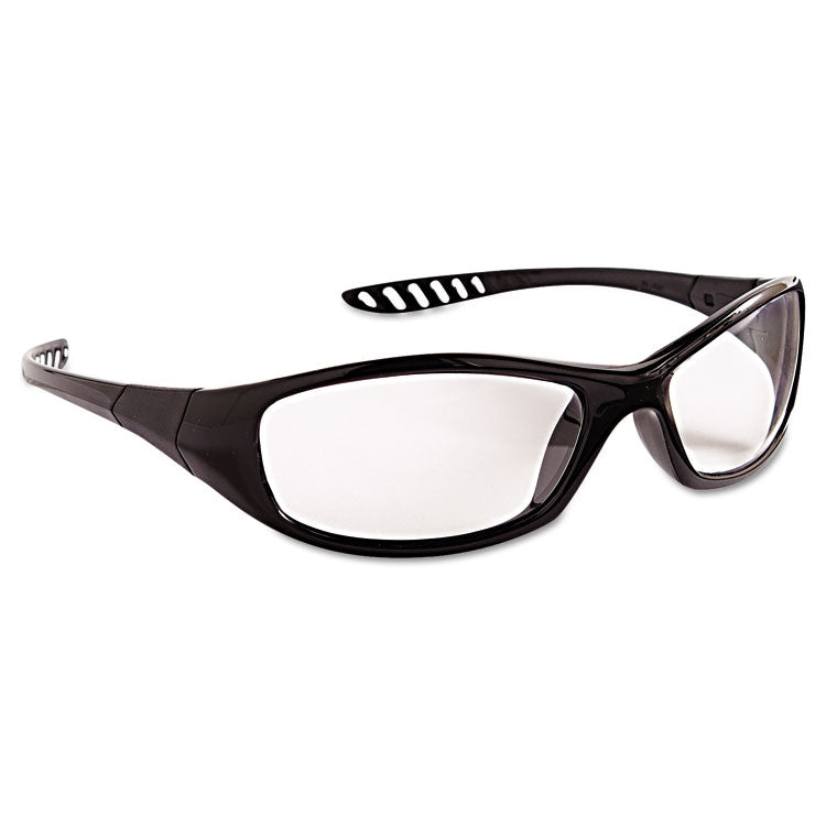 KleenGuard™ V40 HellRaiser Safety Glasses, Black Frame, Clear Lens (KCC20539) Each