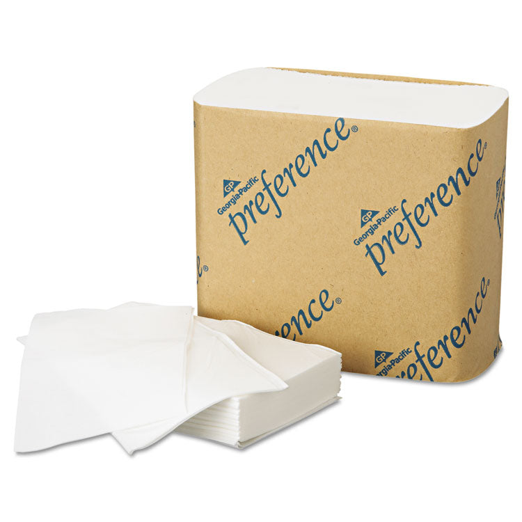 Georgia Pacific® Professional Singlefold Interfolded Bathroom Tissue, Septic Safe, 1-Ply, White, 400 Sheets/Pack, 60 Packs/Carton (GPC10101) Case of 60