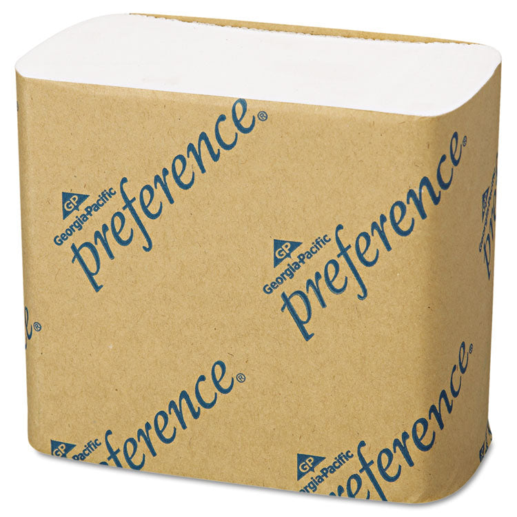 Georgia Pacific® Professional Singlefold Interfolded Bathroom Tissue, Septic Safe, 1-Ply, White, 400 Sheets/Pack, 60 Packs/Carton (GPC10101) Case of 60