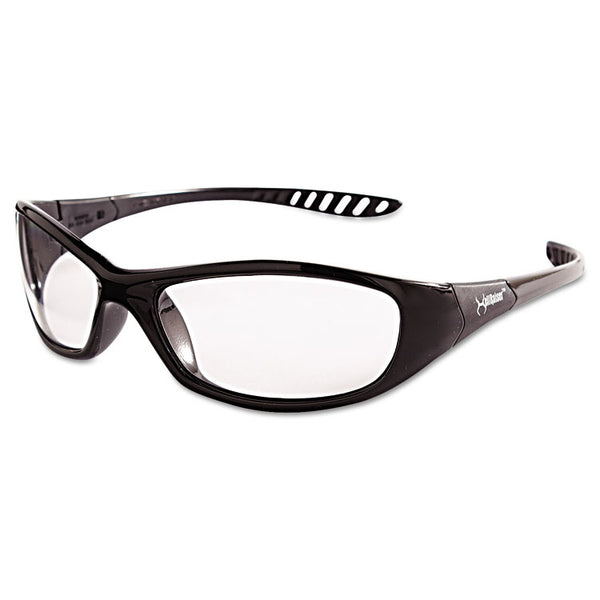 KleenGuard™ V40 HellRaiser Safety Glasses, Black Frame, Clear Anti-Fog Lens (KCC28615) Each