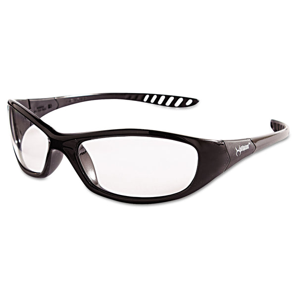 KleenGuard™ V40 HellRaiser Safety Glasses, Black Frame, Clear Anti-Fog Lens (ANS28615) Each