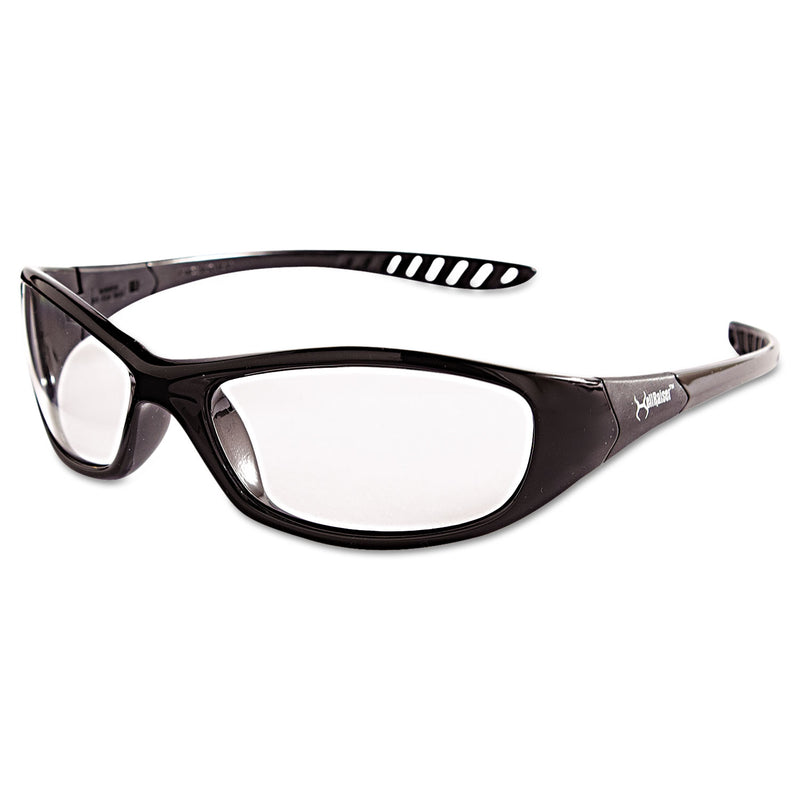 KleenGuard™ V40 HellRaiser Safety Glasses, Black Frame, Clear Anti-Fog Lens (ANS28615) Each