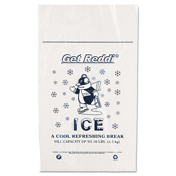 Inteplast Group Ice Bags, 1.5 mil, 12" x 21", Clear, 1,000/Carton (IBSIC1221)