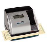 Acroprint® ES700 Atomic Electronic Time Recorder and Document Stamp, Digital Display, Black/Silver (ACP010182000) Each