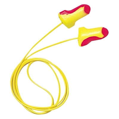 Howard Leight Laser Lite® Disposable Earplug, Foam, Magenta/Yellow, Corded (154-LL-30) 100 Pairs
