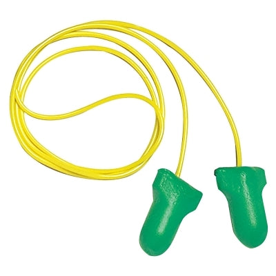 Howard Leight Max Lite® Disposable Earplugs, Foam, Green, Corded (154-LPF-30) 100 Pairs
