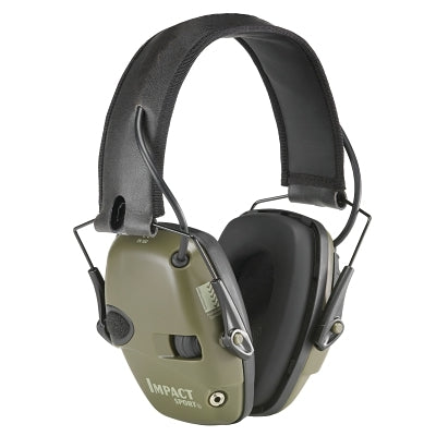 J.W. Harris Impact® Sport Earmuff, 22 dB NRR, Black/Hunter Green, Over-the-Head (154-R-01526) Each