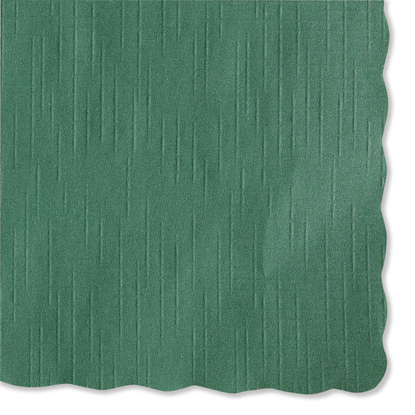 Hoffmaster® Solid Color Scalloped Edge Placemats, 9.5 x 13.5, Hunter Green, 1,000/Carton (HFM310528)
