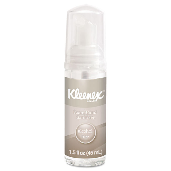 Kleenex® Alcohol-Free Foam Hand Sanitizer, 1.5 oz Pump Bottle, Unscented (KCC34136EA)