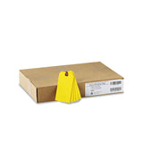Avery® Unstrung Shipping Tags, 11.5 pt Stock, 4.75 x 2.38, Yellow, 1,000/Box (AVE12325) Box of 1000