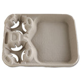 Chinet® StrongHolder Molded Fiber Cup/Food Trays, 8 oz to 44 oz, 2 Cups, Beige, 100/Carton (HUH20990CT)