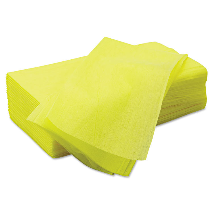 Chix® Masslinn Dust Cloths, 1-Ply, 24 x 24, Unscented, Yellow, 30/Bag, 5 Bags/Carton (CHI8673) 5 Boxes of 30