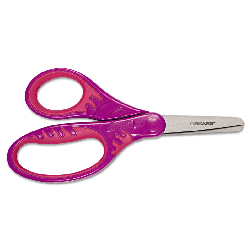 Fiskars Softgrip Scissors for Kids, Blunt Tip, 5" (FSK1942201001) Each