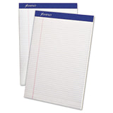 Ampad® Perforated Writing Pads, Narrow Rule, 50 White 8.5 x 11.75 Sheets, Dozen (TOP20322)