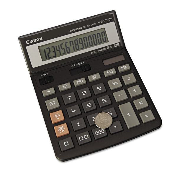 Canon® WS1400H Display Calculator, 14-Digit LCD (CNM4087A005AA)