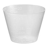 McKesson Medicine Cup 1 oz. Translucent Plastic Disposable NonSterile (1228933_SL) 100/SL